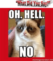 OH HELL NO
