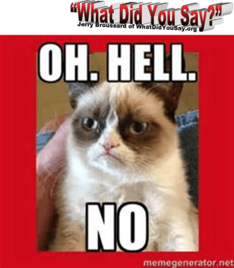 OH HELL NO