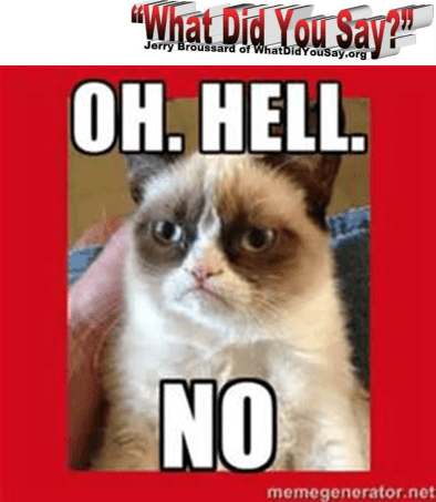 OH HELL NO